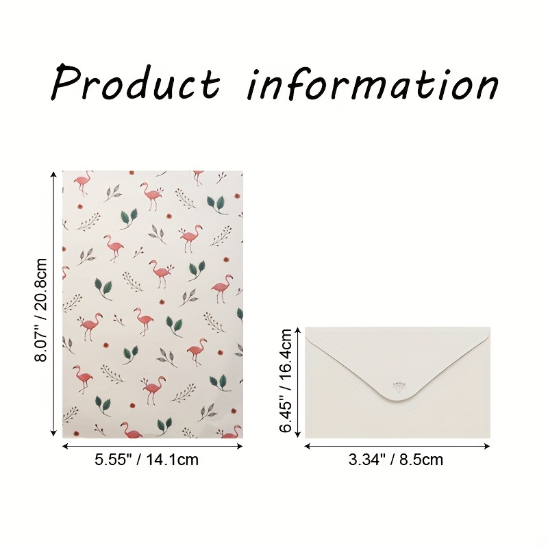 Stationery Paper And Envelope Set Contains Letter Paper And Envelopes  Stationery Set For Writing Letters Office School Supplies - Temu Germany