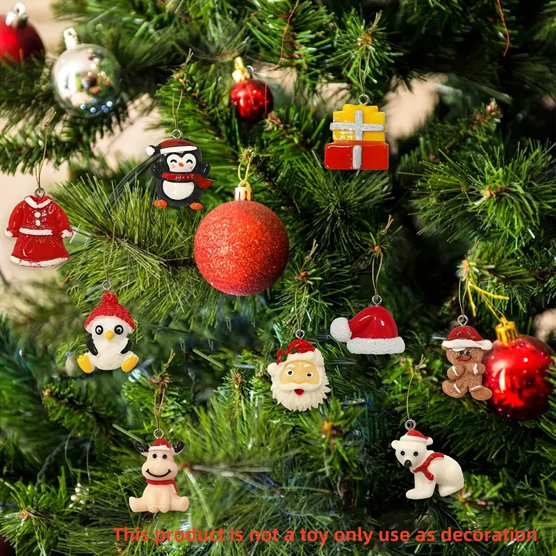 Mini Christmas Ornaments Set For Mini Christmas Tree - Temu