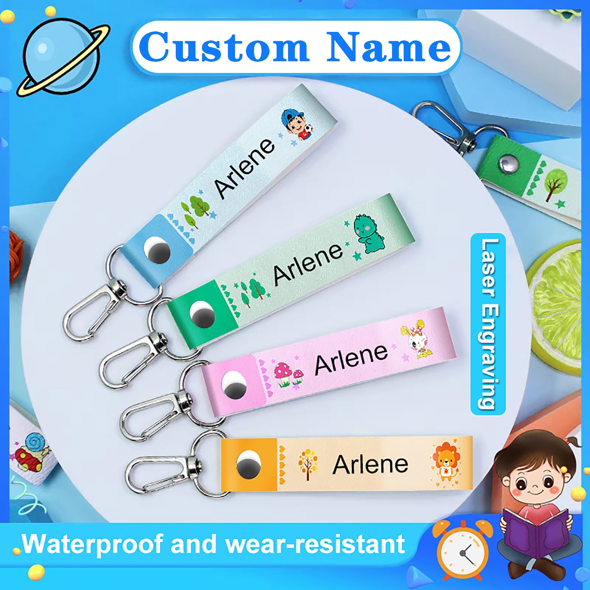 Custom Id Badge With Name Tags and Photo, Personalize