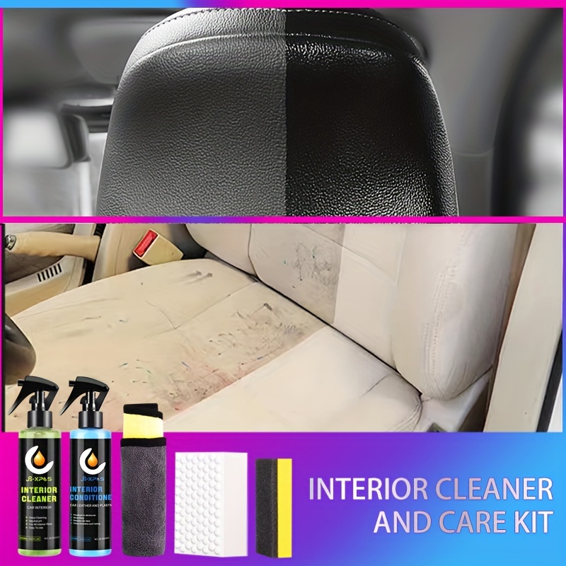Car Interior Fabric Cleaning Foam Cleaning Professional Decontamination Car  Cleaner Kit