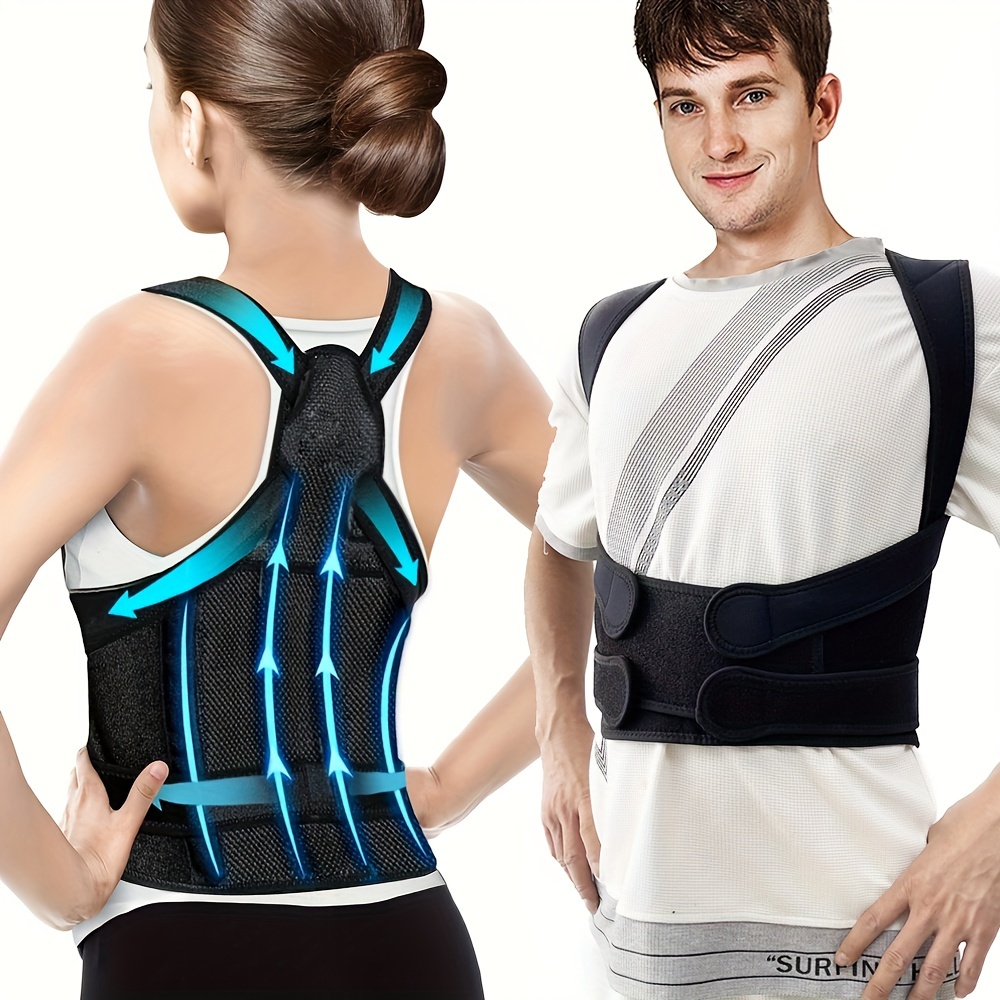 Comfybrace Posture Corrector Back Brace for Men and Women Fully Adjustable  Strap
