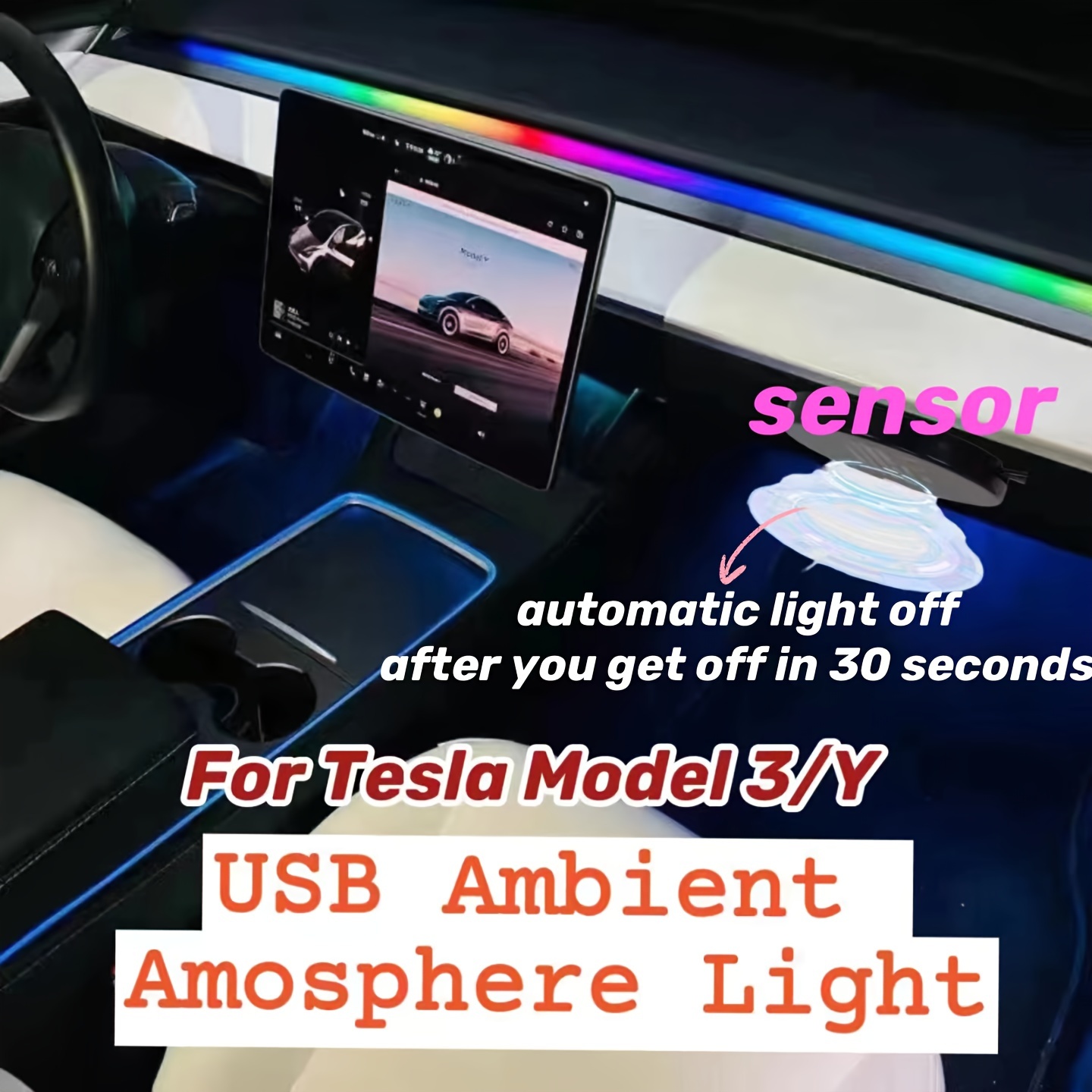 Tesla Model 3 Ambient Lighting - Explore The 34 Images And 10+ Videos