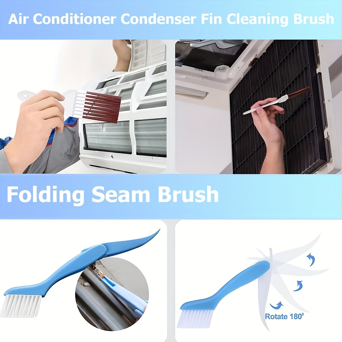 Air Conditioner Condenser Fin And Refrigerator Coil Cleaning - Temu