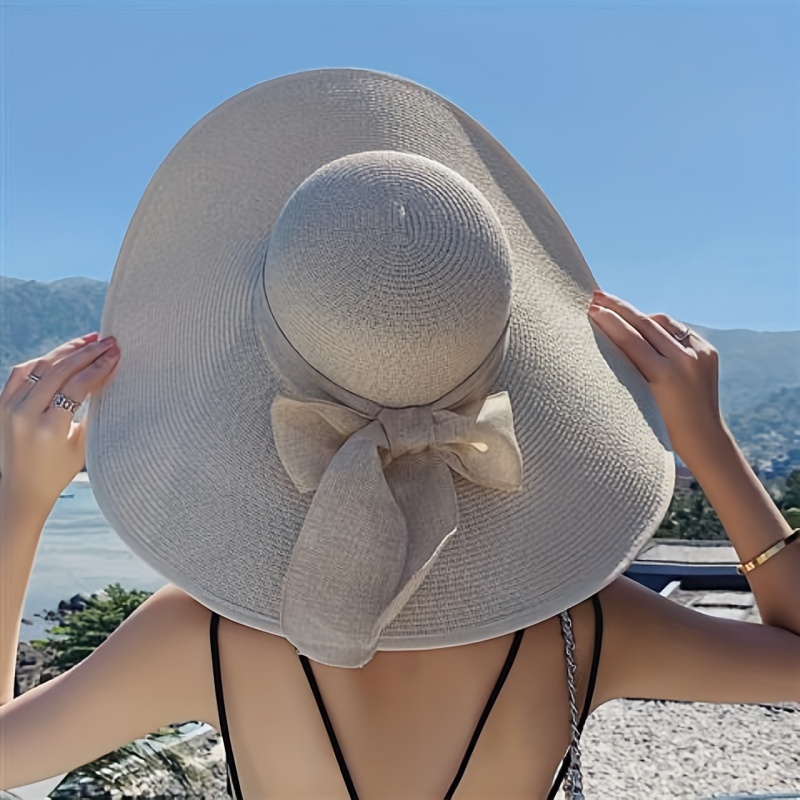 Ladys Summer Large Hats, Beach Straw Hats Women