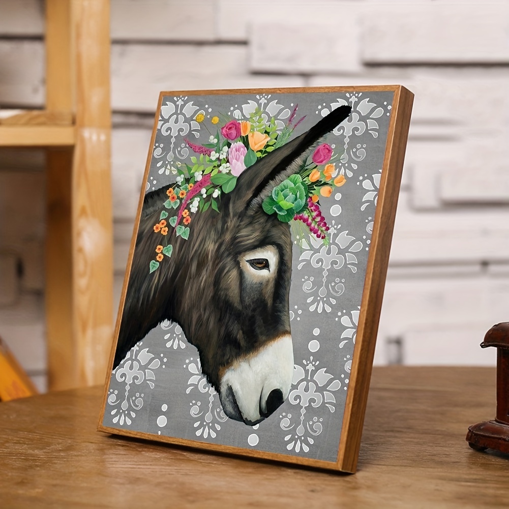 5d Diy Artificial Diamond Painting Cartoon Deer - Temu