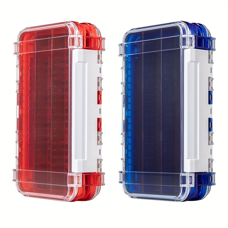 Portable Fly Fishing Tackle Box Waterproof Double Sided - Temu