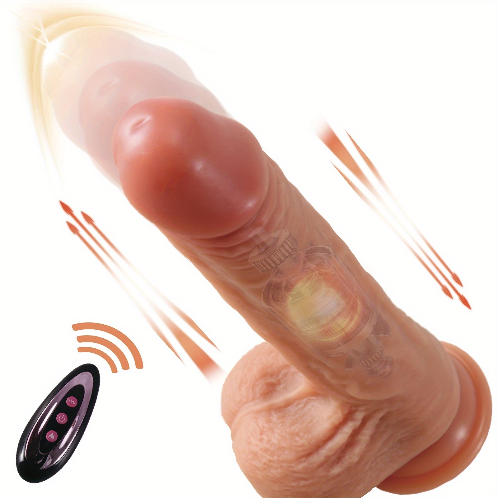 Realistic Dildo Powerful Suction Cups Dildo Panty - Temu