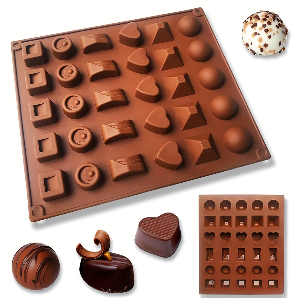 24 Cavity Silicone Candy Mold For Gummy Chocolate Truffles - Temu