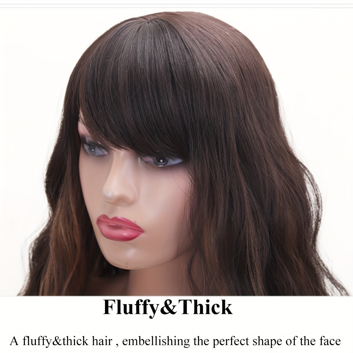 Black thick outlet wig