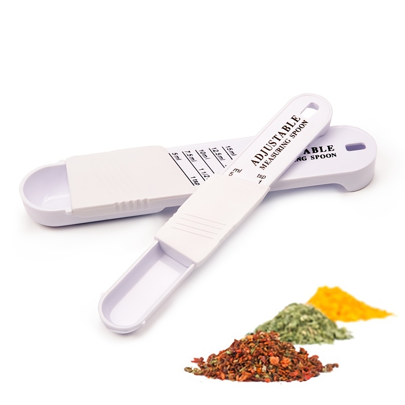 Pampered Chef Adjustable Measuring Spoon Set Two Pieces