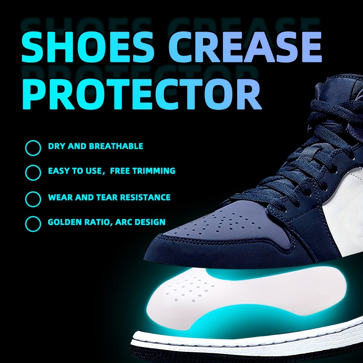 2pcs Nouveau Protecteur De Chaussure Anti Plis Pour Sneakers - Temu Belgium