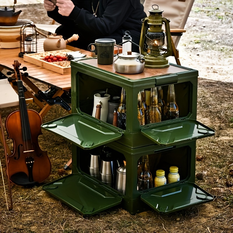 Outdoor Camping Mini Storage Box Desktop Seasoning Bottle - Temu