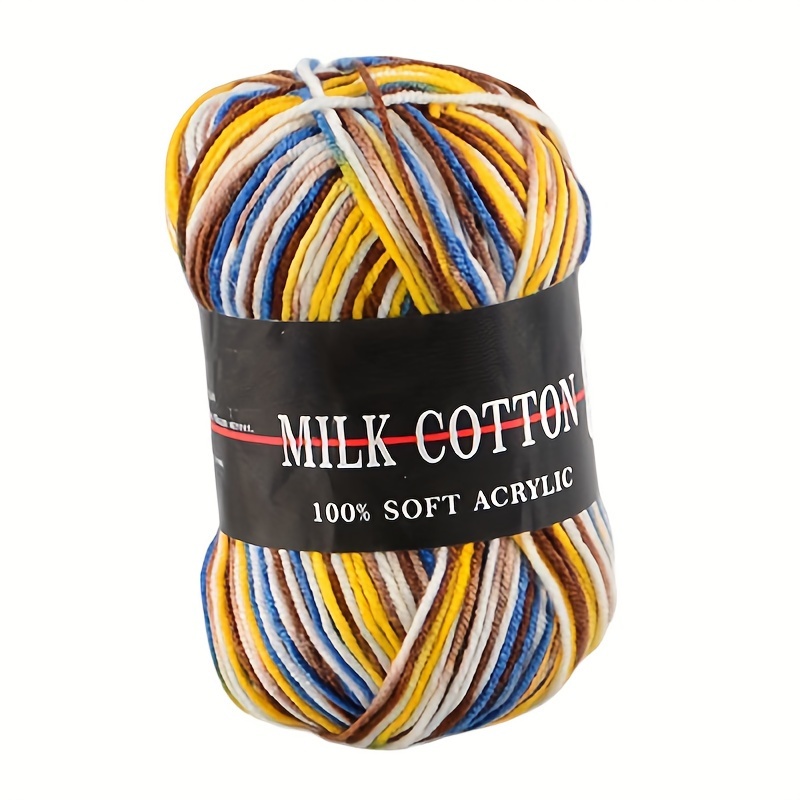 Colorful Acrylic 100.00% Yarn For Diy Knitting And - Temu