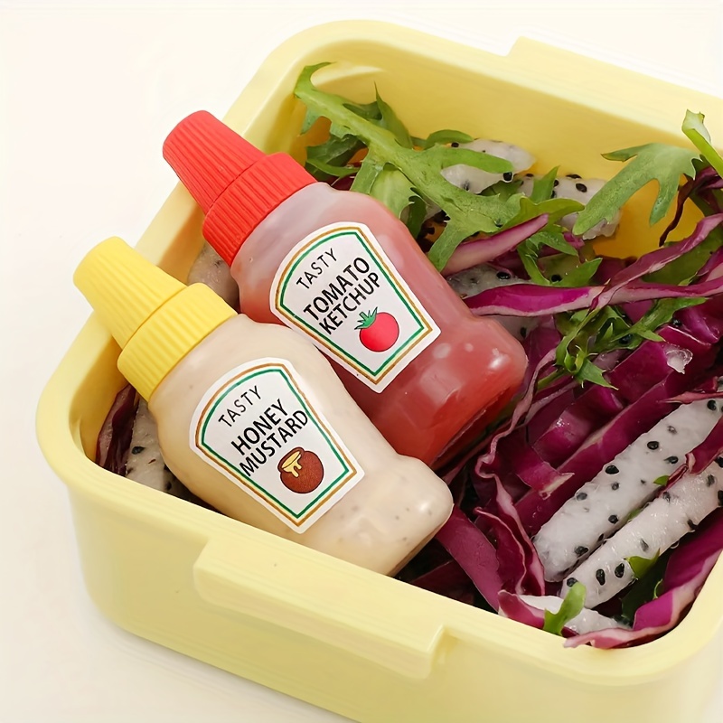 Mini Squeeze Bottle Salad Ketchup Squeeze Container Plastic