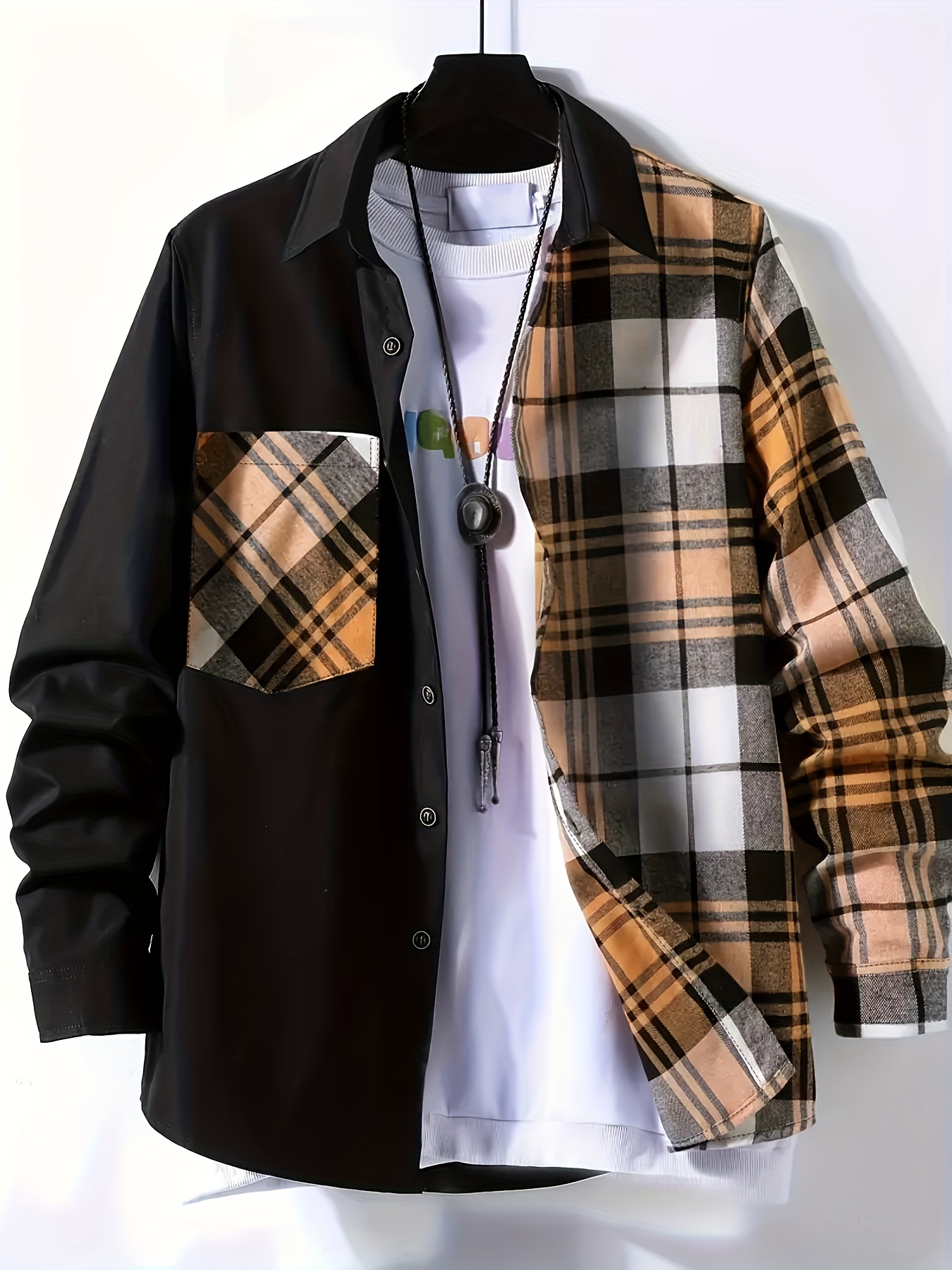 Cozy Plaid Lambswool Jacket Thick Polar Fleece Lining Warm - Temu Canada