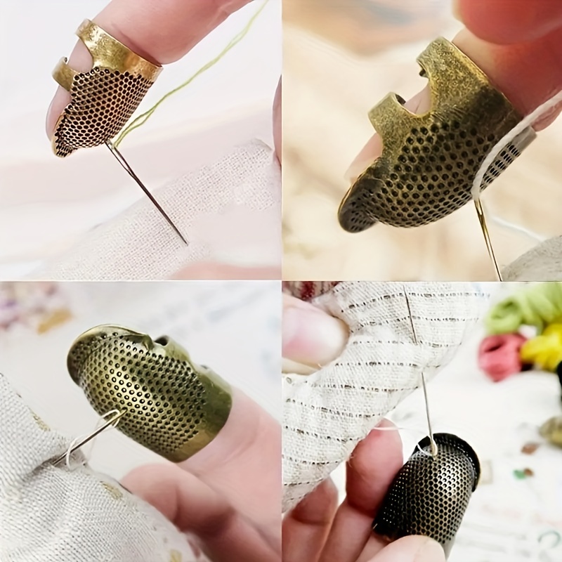 Adjustable Retro Thimble Vintage Finger Thimble Ancient - Temu