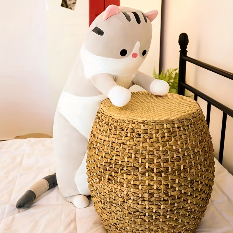 50-160CM Giocattoli Di Peluche Simpatico Gatto Animale Creativo Lungo  Peluche Ufficio Pausa Pisolino Cuscino Per Dormire Cuscino Bambola Regalo  Ripiena Per Bambini