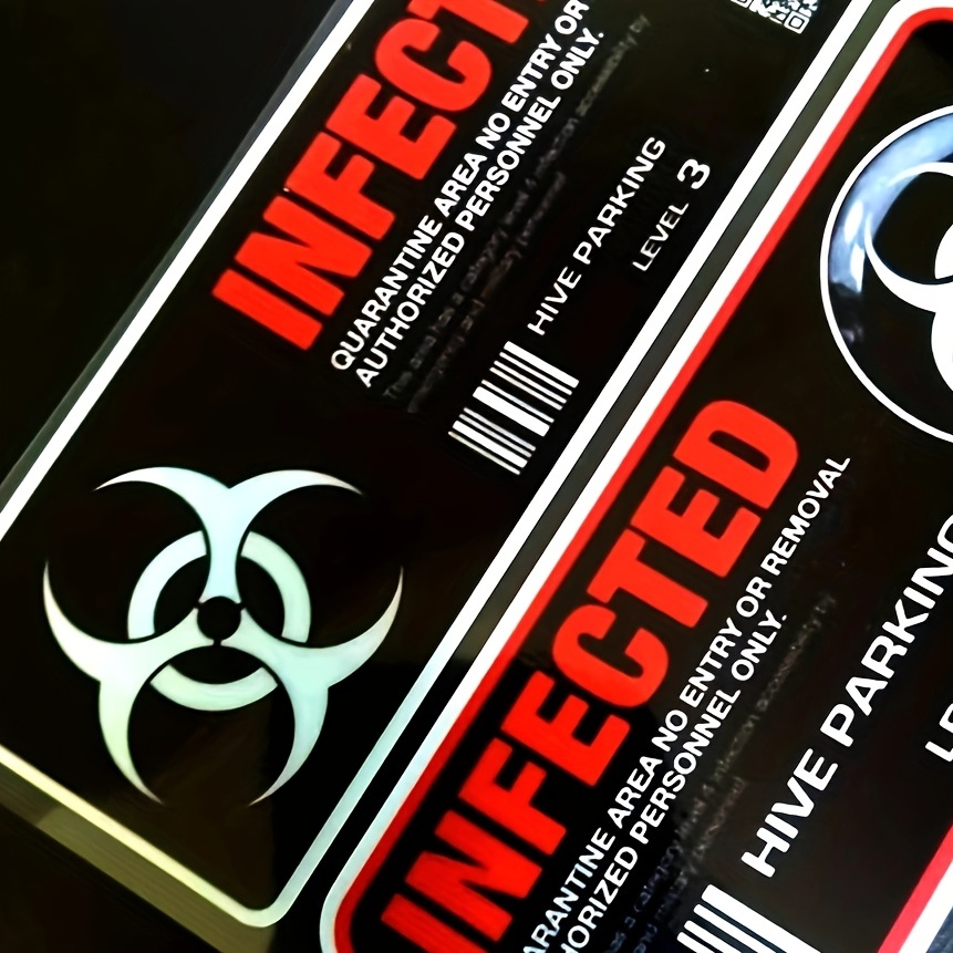 Nuclear Radiation Biohazard Biochemistry Viny Car Sticker - Temu