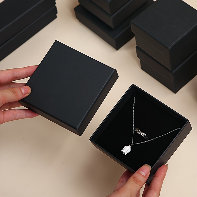 New Fashion Striped Gift Box Bracelet Necklace Jewelry - Temu