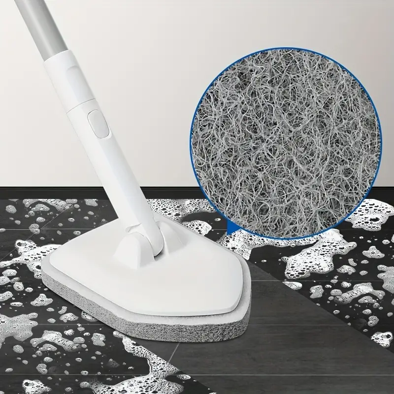 Floor Scrub Brush With Long Handle, Tub And Tile Scrub Brush