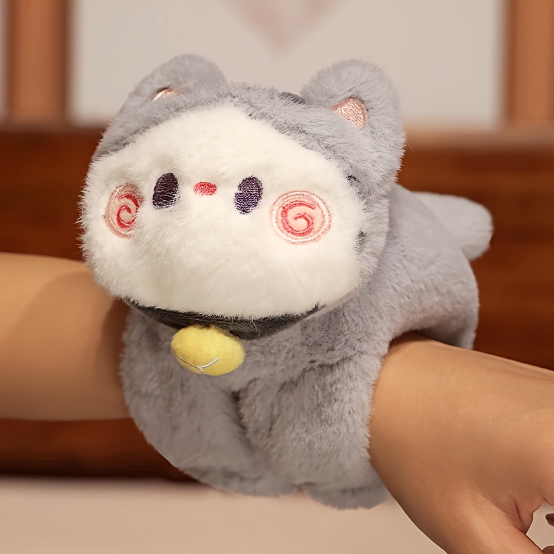 26cm 10 24inch Cute Cuddle Cat Clap Bracelet Plush Toy Clap Ring