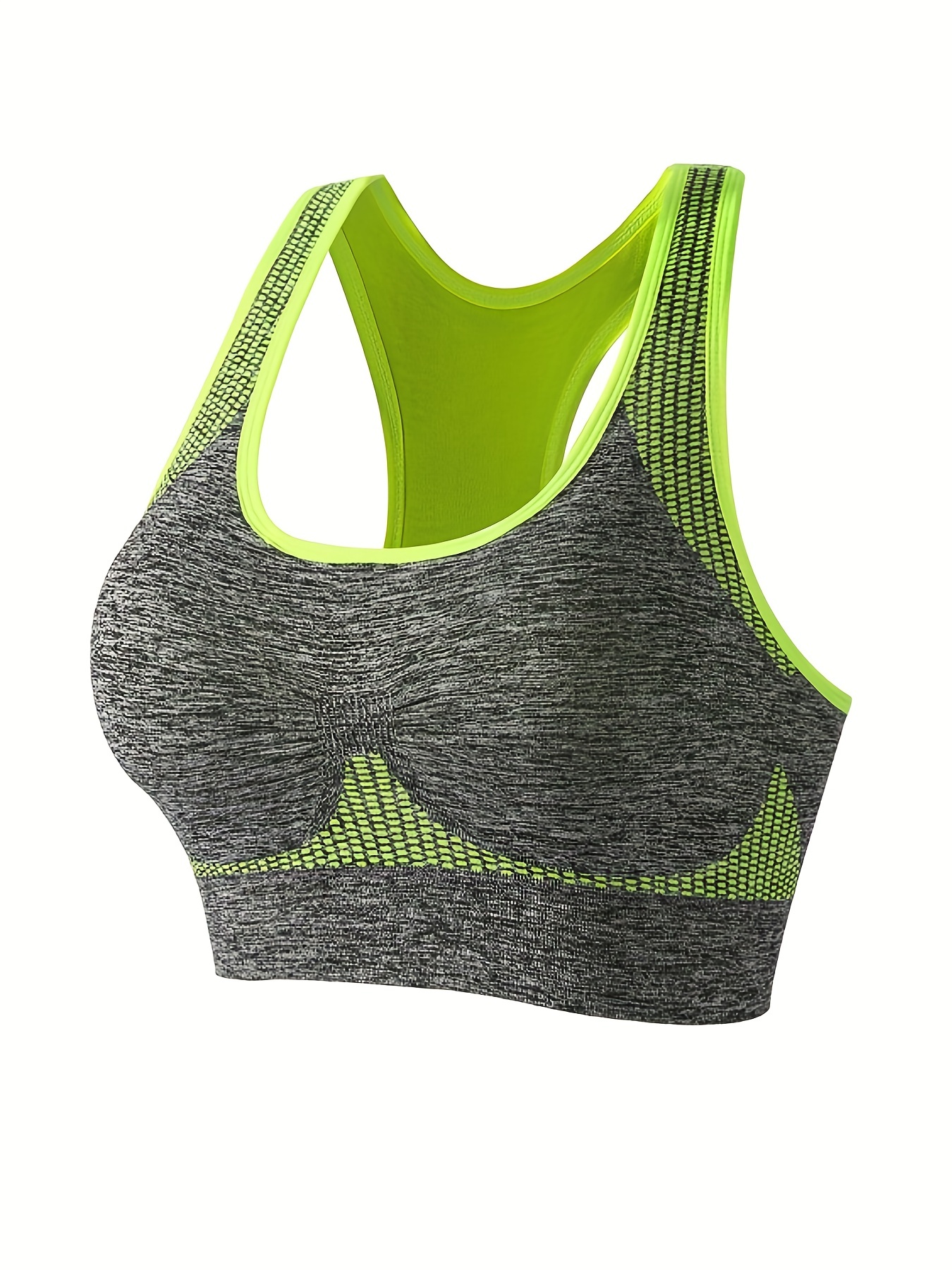 WeMen Sports Bra - Black and Lime Green – WeMen Fitness