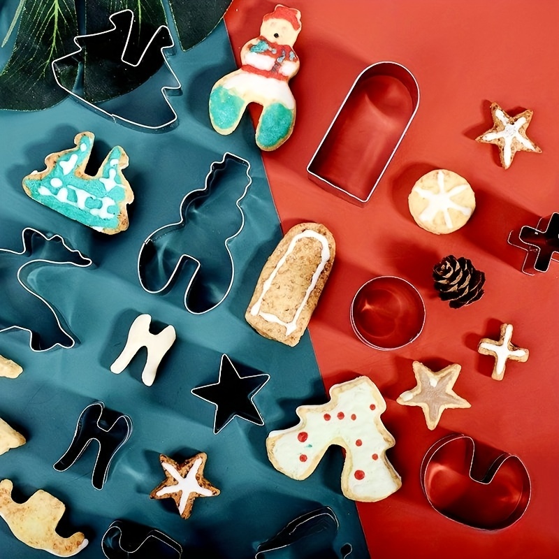 Christmas Baking Set Including Xmas Cookie Cutters Square - Temu