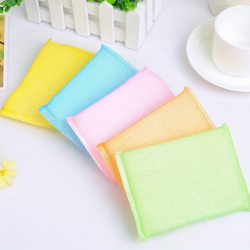 Double Side Dishwashing Sponge Pan Pot Dish Wash Sponges Household Cleaning  Tools Kitchen Tableware Dish Washing Brush For Hotel Restaurant - Temu