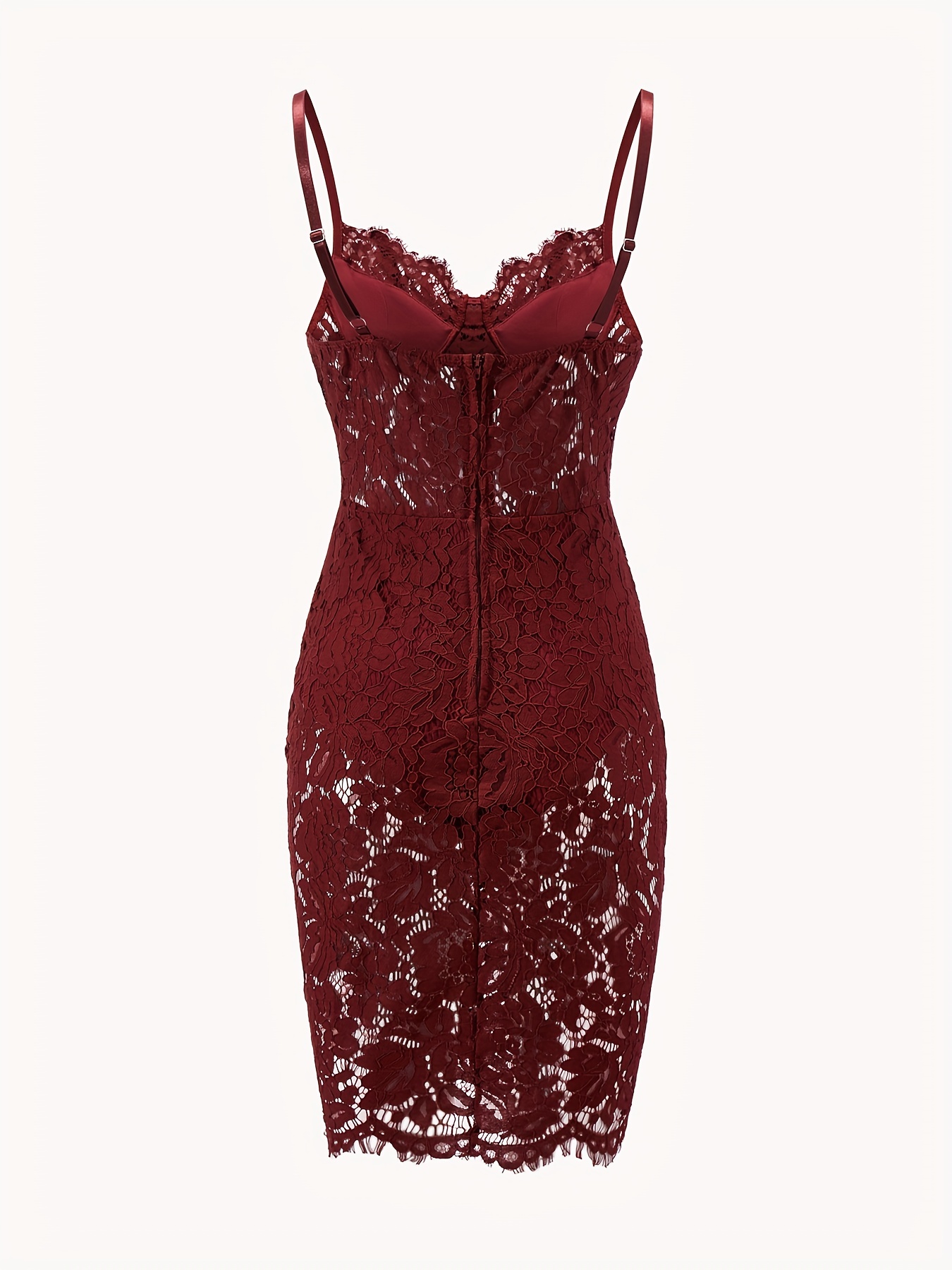 Express, Dresses, Express Red Lace Bodycon Dress