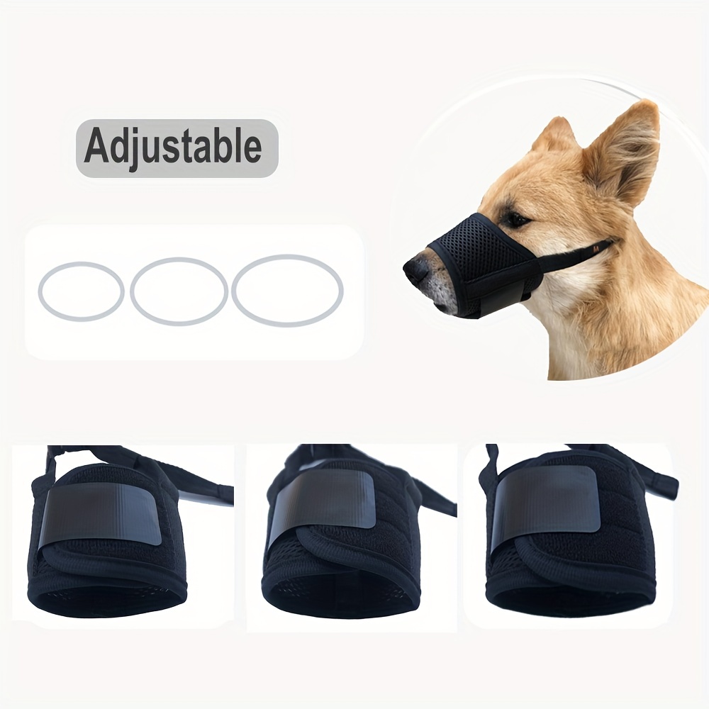 Comodo boccaglio per cani in rete Maschera per animali in morbido tessuto  Museruola portatile per cani di piccola e media taglia – i migliori  prodotti nel negozio online Joom Geek