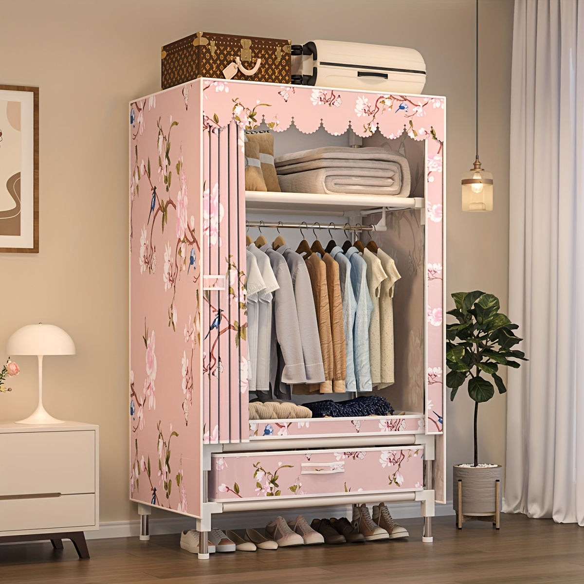 Storage Cabinet, Home Clothes Storage Cabinet, Bedroom Organizer