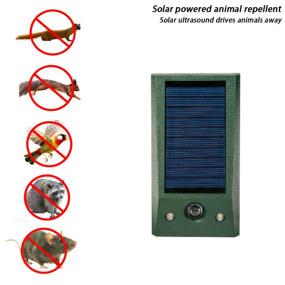 1pc, Solar-Elektronischer Nagetier-Abweiser, Ultraschall-Schlangen