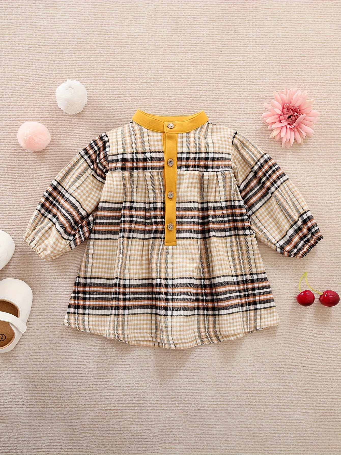 Black and red outlet plaid baby dress