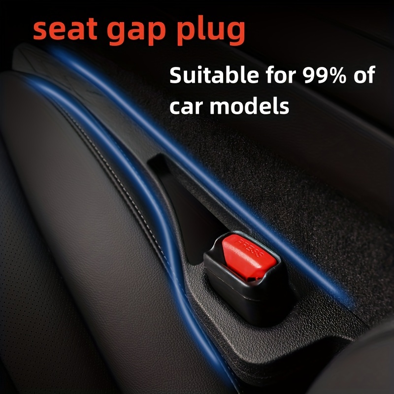 Car Seat Gap Filler Universal PU Leak-proof Filling Soft Pad Strip  Anti-Drop Seat Gap Strip With Hole Car Interior M
