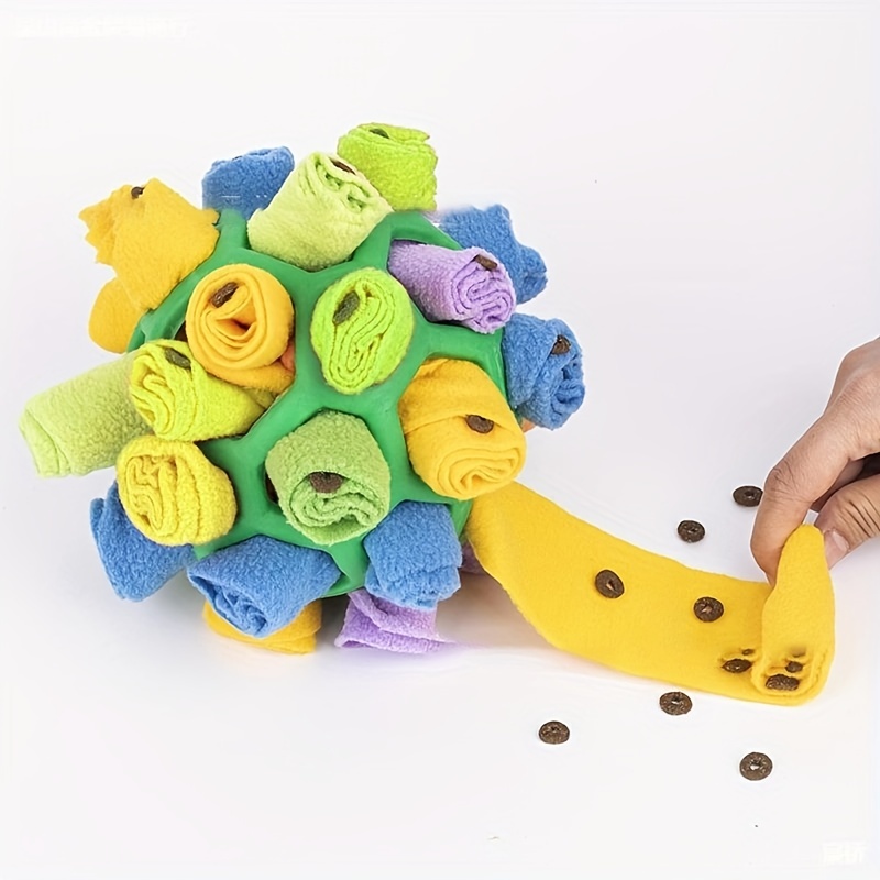 FABRIC SNUFFLE BALL PET TREAT PUZZLE TOY : Petface by LeisureGrow