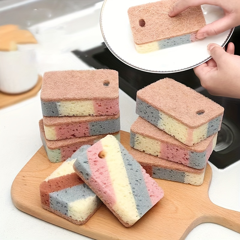 Washable Sandwich Shape Dishwashing Sponges For Pots And - Temu