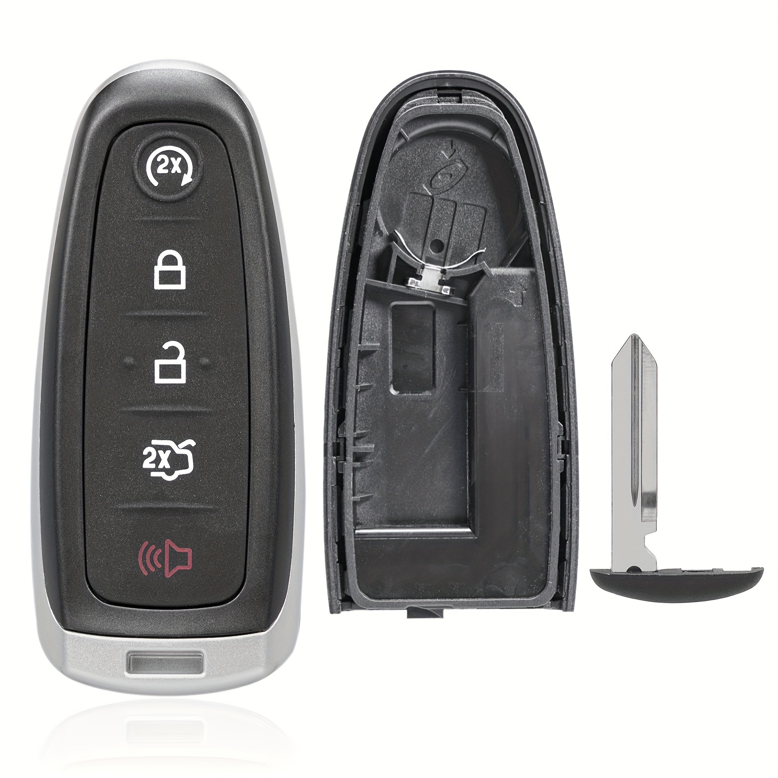5 Button Remote Car Key Fob Case Shell H75 Hu101 Insert - Temu