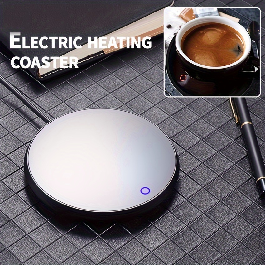 1PC Mini Portable USB Cup Warmer, 3 Gear Coffee Mug Heating Coaster, Smart  Thermostatic Hot Plate Milk Tea Water Heating Pad Heater