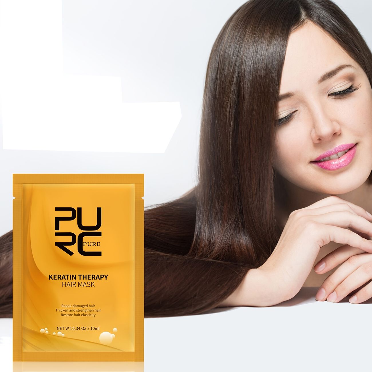 1 Piece Of Hair Nourishing Treatment Film To Repair Dry And Damaged Hair  Leaving Hair Soft And Shiny | Don't Miss These Great Deals | Temu