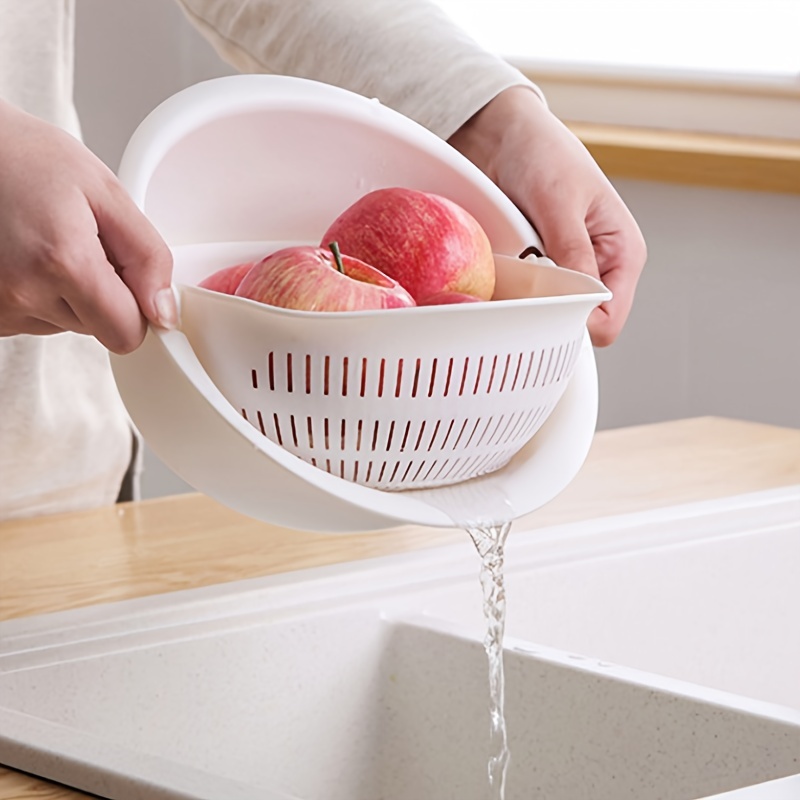 Passoire de cuisine en plastique, 2 pièces panier de vidange  multifonctionnel épaissi