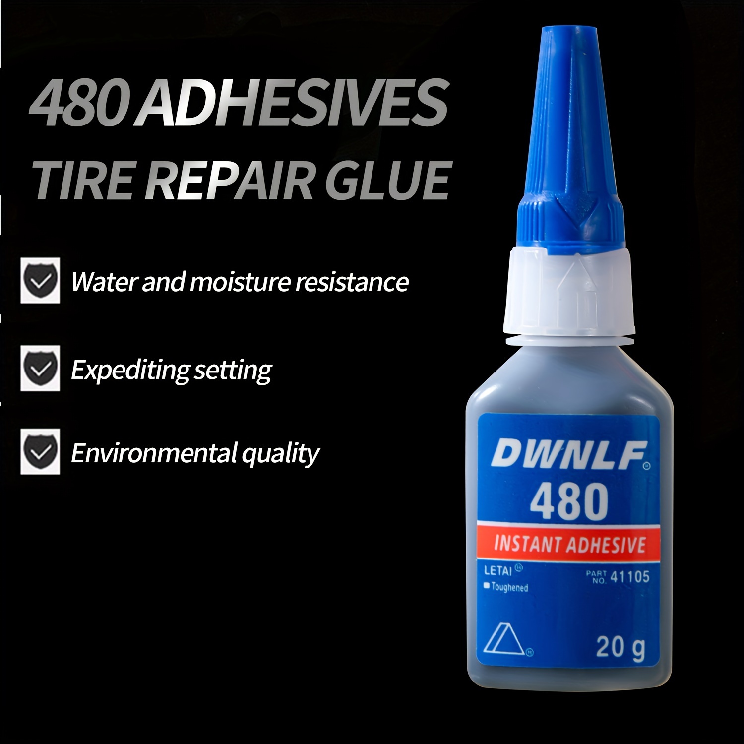 0.71oz/1.76oz, Strong Glue For Plastic, Wood, Metal, Rubber And Tire  Repair, Multi-Purpose Adhesive Glue