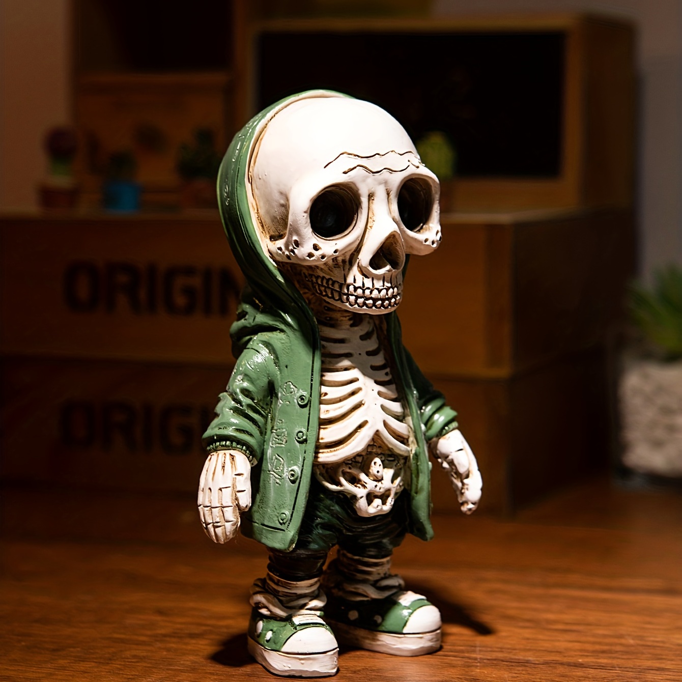  OKESYO Halloween Deko Skelett Figuren Gothic Deko