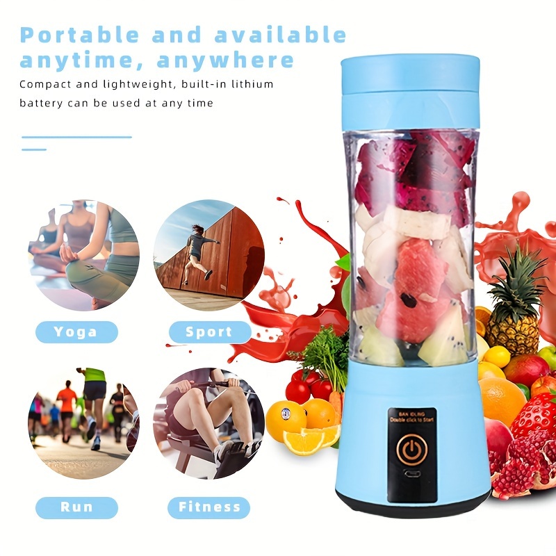 New Portable Battery Operated Juice Blender Rechargeable Fruits