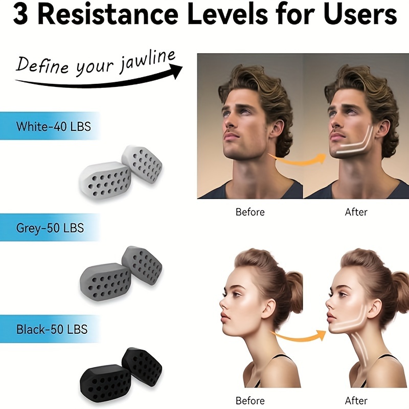 Jaw Trainer&Jawline Shaper Face Slimming Tools For Men