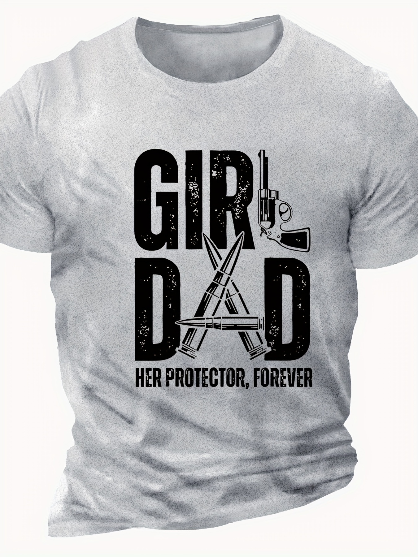 Girl Dad Her Protector Forever Father Day Funny Shirt