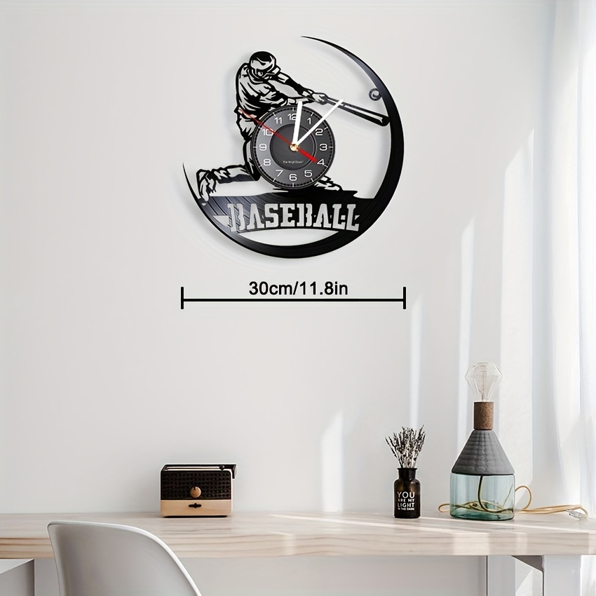 Vinyl Wall Silhouettes  Baseball Player Batting Wall Art