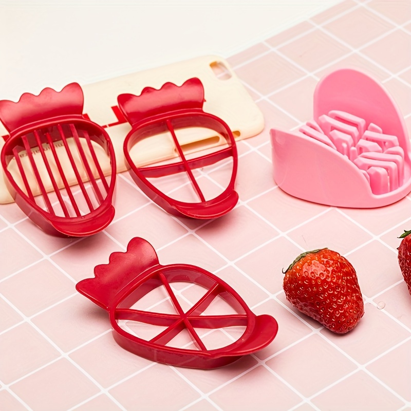 Strawberry Cutter, Strawberry Slicer, Veggie Cutter, Fruit Dicing Tool, Diy  Cake Fruit Slicer, Fruit Slicer, Kitchen Utensils, Apartment Essentials,  College Dorm Essentials, Off To College, Ready For School, Back To School  Supplies 