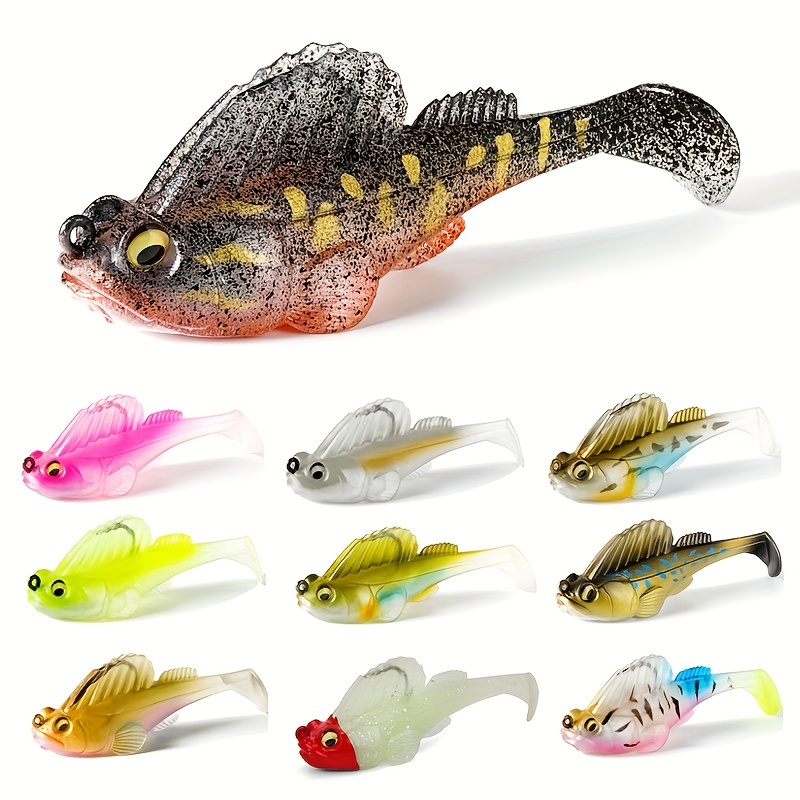 5pcs Paddle Tail Swimbaits, Soft Fishing Lures, Bionic Artificial Worm  Fishing Baits For Freshwater And Saltwater, Fishing Tackle