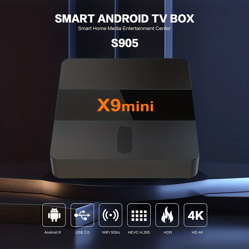 Nouveau Mini Android STB 12.0 OS TV Box S905y4 2,4G/5g WiFi Bt4.2