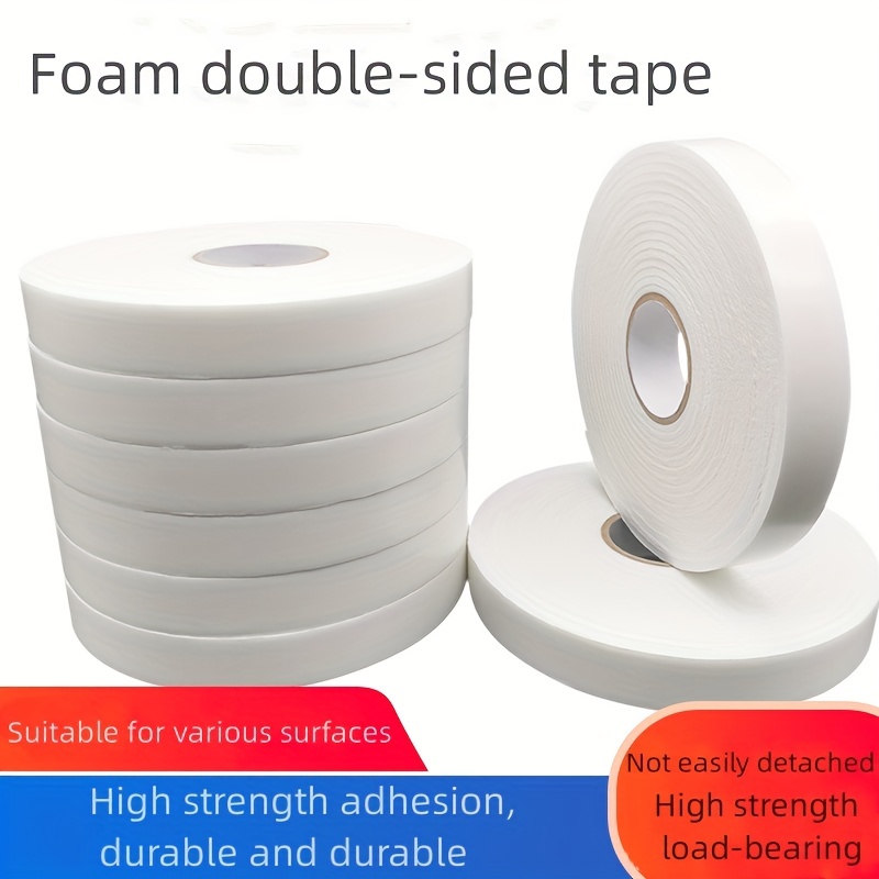 PE Strong Adhesive Foam Tape, Sponge Double-sided Tape Double-sided Foam  Tape /2 Rolls / Width 0.79inch Length 118.11inch Per Roll